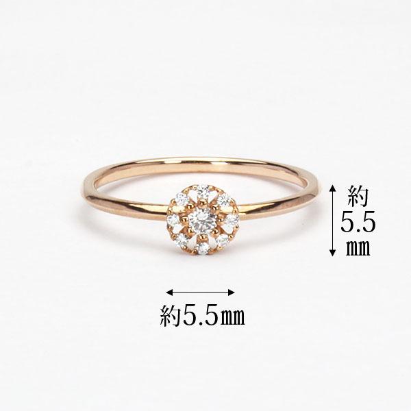 ピンクゴールド 指輪 ダイヤモンド リング レディース k10 10k 10金 ダイヤ 婚約指輪 送料無料 カジュアル プレゼント ギフト ご褒美 自分買い puの画像