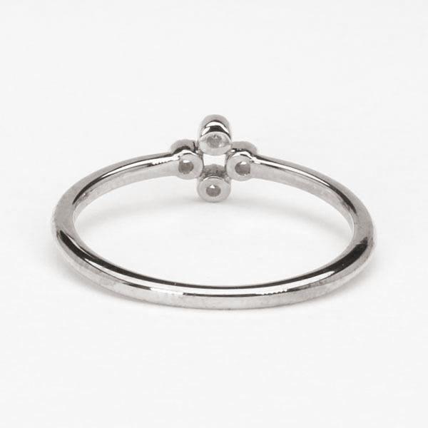 プラチナ 指輪 ピンキーリング ダイヤモンド リング レディース pt900