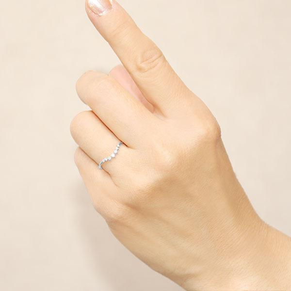 ホワイトゴールド 指輪 ダイヤモンド リング レディース k10 10k 10金 ダイヤ 婚約指輪 送料無料 カジュアル プレゼント ギフト ご褒美 自分買い puの画像