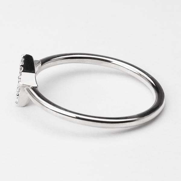 ダイヤモンド リング プラチナ pt900 ダイヤ ピンキー 星 スター 送料