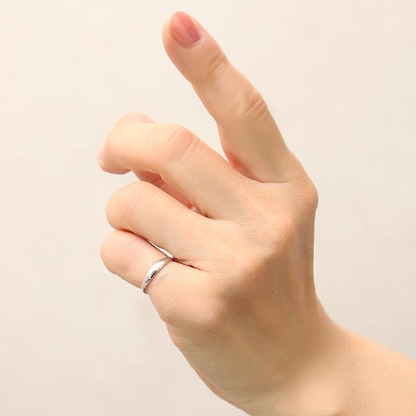 10金 k10 10k ホワイトゴールド マリッジ リング 地金 シンプル 結婚指輪 送料無料 レディース カジュアル プレゼント ギフト puの画像