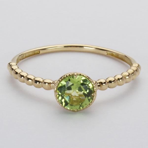 k18 ペリドット リング 刻印あり ペリドット リング ペリドットリング ペリドット指輪 k18 18k 18