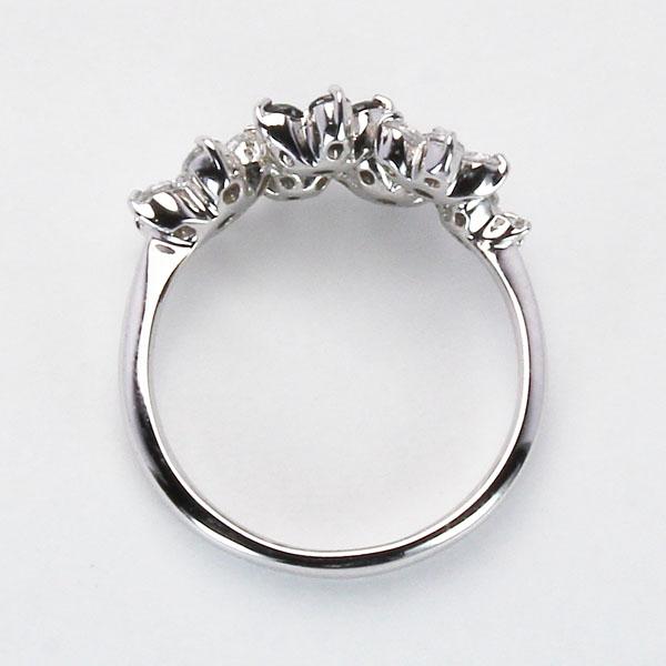 重ね付けでもカッコイイ★ブラックダイヤモンドリング Pt900 ブラックダイヤモンドリング 0.28ct 指輪・リング Atelier