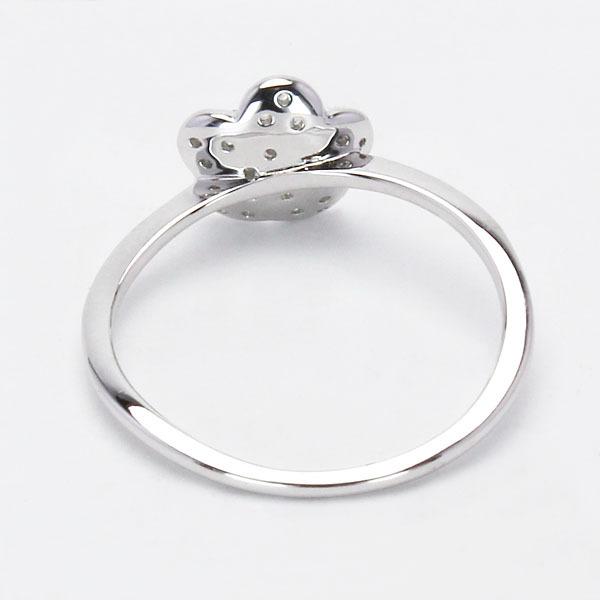 ダイヤモンド リング プラチナ pt900 フラワーモチーフ 花 指輪 diamond DIAMOND レディース プレゼント ギフト ご褒美 自分買い puの画像