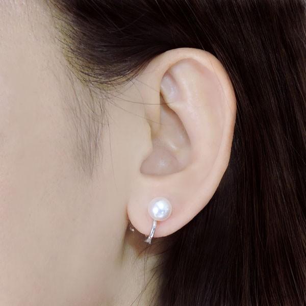 イヤリング あこや本真珠 キュービックジルコニア ノンホールピアス イヤーカフ レディース ゆれる ぶら下がり 送料無料 プレゼント ギフト 自分買い pu | ブランド登録なし | 02