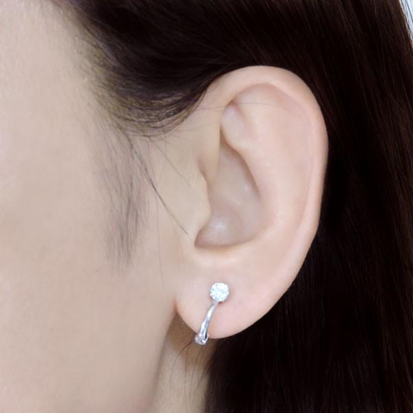 イヤリング あこや本真珠 キュービックジルコニア ノンホールピアス イヤーカフ レディース ゆれる ぶら下がり 送料無料 プレゼント ギフト 自分買い pu | ブランド登録なし | 03