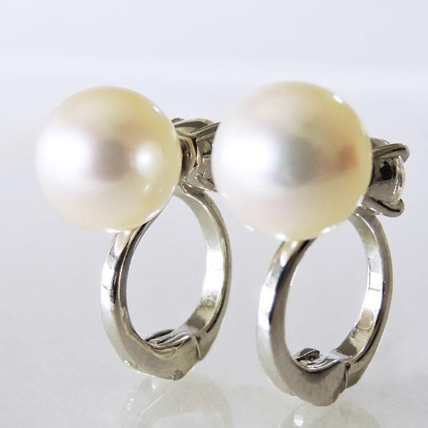 イヤリング あこや本真珠 キュービックジルコニア ノンホールピアス イヤーカフ レディース ゆれる ぶら下がり 送料無料 プレゼント ギフト 自分買い pu | ブランド登録なし | 04