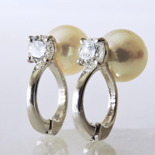 イヤリング あこや本真珠 キュービックジルコニア ノンホールピアス イヤーカフ レディース ゆれる ぶら下がり 送料無料 プレゼント ギフト 自分買い pu | ブランド登録なし | 05