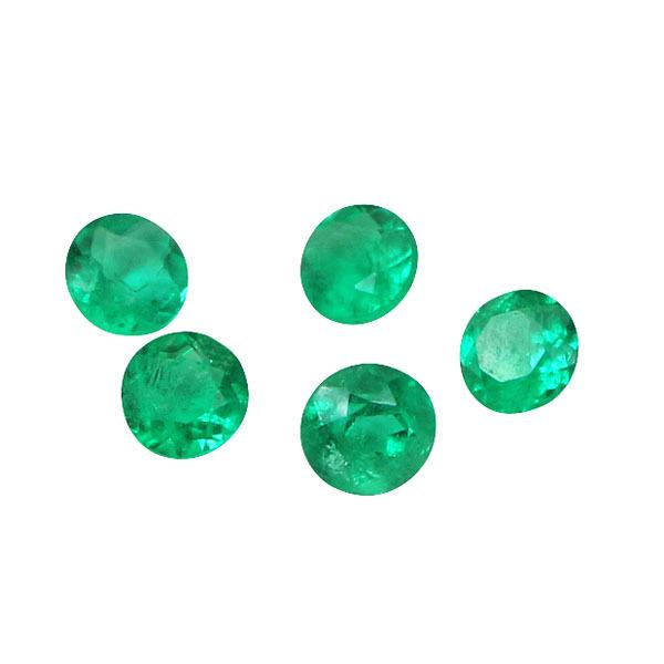 エメラルド 天然エメラルド ルース 宝石 ストーン 5月誕生石 ラウンド
