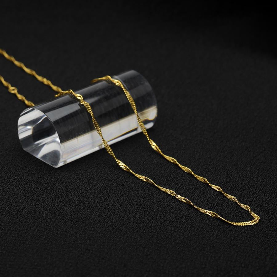 砂金（24K） 純金 24金 スクリュー チェーン 42cm 3.7g前後 k24 地金