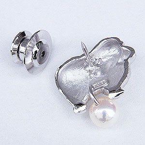 ヒツジ ブローチ 男性用 パールブローチ ひつじ ピンブローチ 羊