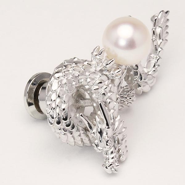 メンズ 辰 ブローチ 龍 竜 ドラゴン 干支 男性用 ラペルピン ピン