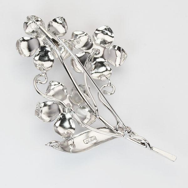 本真珠パールブローチ　シルバー製　新品未使用品 ミキモト(Mikimoto) パール ブローチ シルバー 真珠 ブローチ