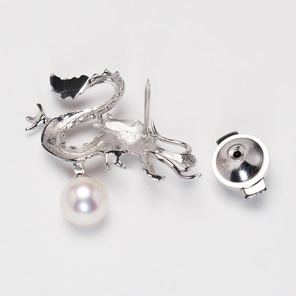 辰 龍 竜 ドラゴン 干支 メンズ ブローチ ピンバッチ ラペルピン ピン