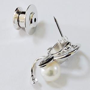 K18南洋パール　サル　サファイア　ピンブローチ　ネクタイピン　ピンズ 180301h22.gif