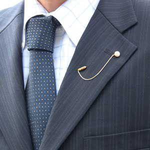 ブローチ ラペルピン メンズ 男性用 あこや本真珠 アコヤピンブローチ