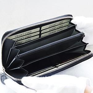 メンズ 男性用 サイフ クロコダイル 長財布 財布 さいふ ウォレット ワニ革 クロコダイル革 国産 ラウンドファスナー 男女兼用 プレゼント ギフト 自分買いの画像