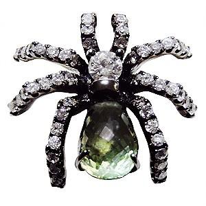 k18.18金、パール、メレダイヤ、タイタック、ラペルピン、ピンブローチ　蜘蛛 k18.18金、パール、メレダイヤ、タイタック、ラペルピン、ピンブローチ