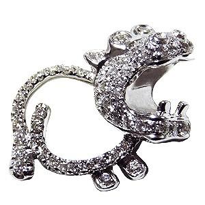 ブローチ カバ メンズ 男性用 かば ピンズ 河馬 ラペルピン