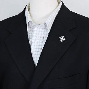 メンズ 男性用 ダイヤモンド クロスモチーフ ブラックダイヤモンド