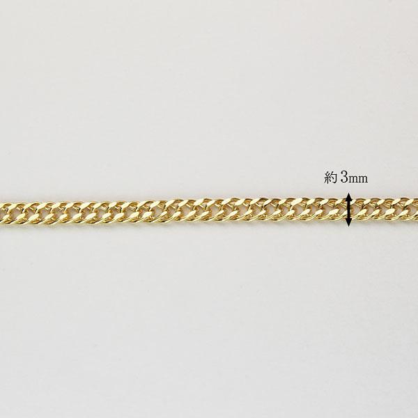 ネックレス 18k 18金 イエローゴールド 喜平ネックレス 喜平チェーン Wキヘイ 50cm チェーンネックレス メンズ 送料無料 プレゼント ギフト 自分買いの画像