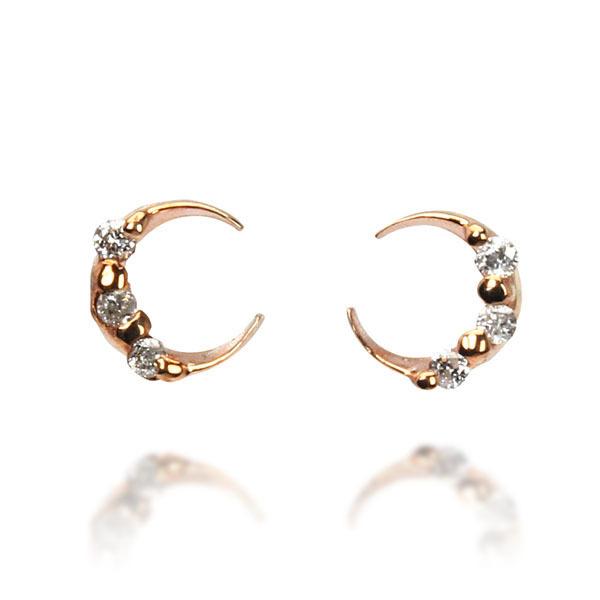 ピアス ダイヤモンドピアス ダイヤモンド スタッド k18 18金