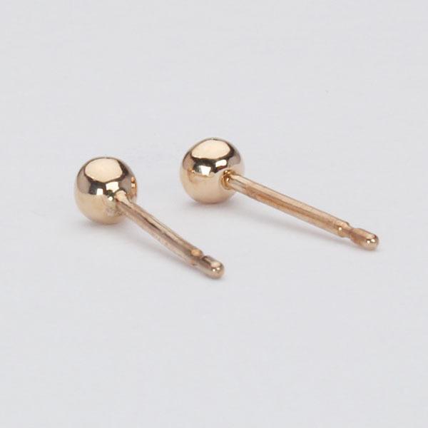 ダイヤモンド ピアス ダイヤピアス スタッドピアス シンプル ピンクゴールド 18金 k18 18k ペア メンズ 送料無料 プレゼント ギフト ご褒美 自分買い puの画像
