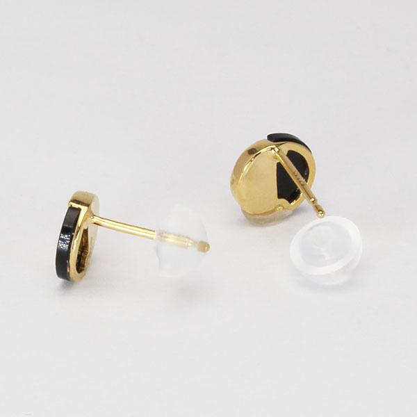 ピアス オニキスピアス オニキス スタッドピアス k18 18k 18金 ピアス オニキスピアス オニキス スタッドピアス k18 18k 18金