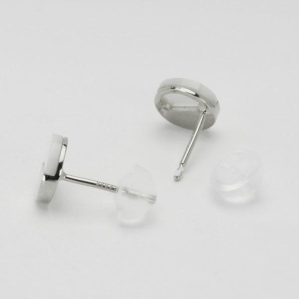 ピアス 白蝶貝ピアス 白蝶貝 シェル スタッドピアス k10 10k 10金