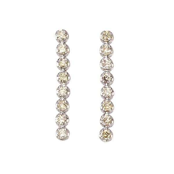 ピアス ダイヤモンド ダイヤ スタッドピアス バーピアス 18金 k18 18k ホワイトゴールド メンズ 送料無料 プレゼント ギフト ご褒美 自分買い puの画像