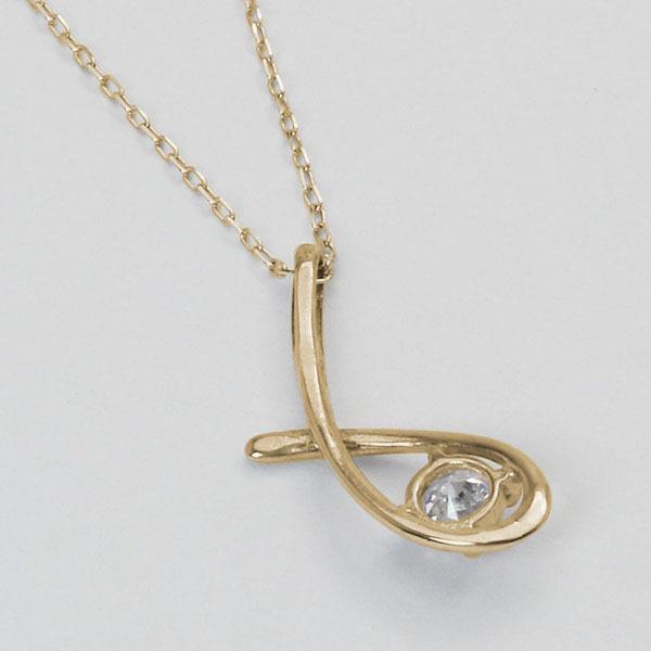 ダイヤモンド ネックレス ダイヤ ダイヤネックレス 一粒 18金 k18 18k イエローゴールド メンズ 送料無料 4月誕生石 プレゼント 自分買い puの画像
