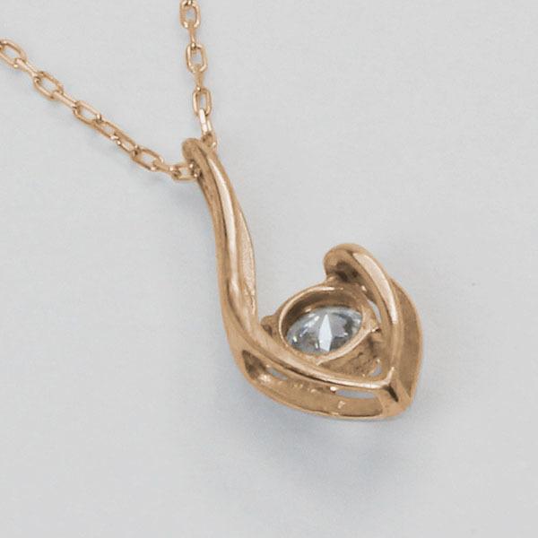ダイヤモンド ネックレス ダイヤ ダイヤネックレス 一粒 10金 k10 10k