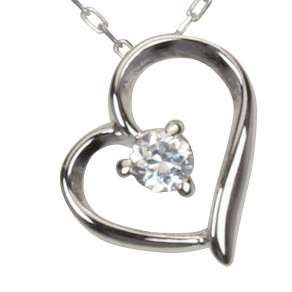 4℃プラチナダイヤネックレス　ハート　プラチナ　ダイヤ　サファイア 4℃プラチナダイヤネックレス ハート プラチナ ダイヤ サファイア