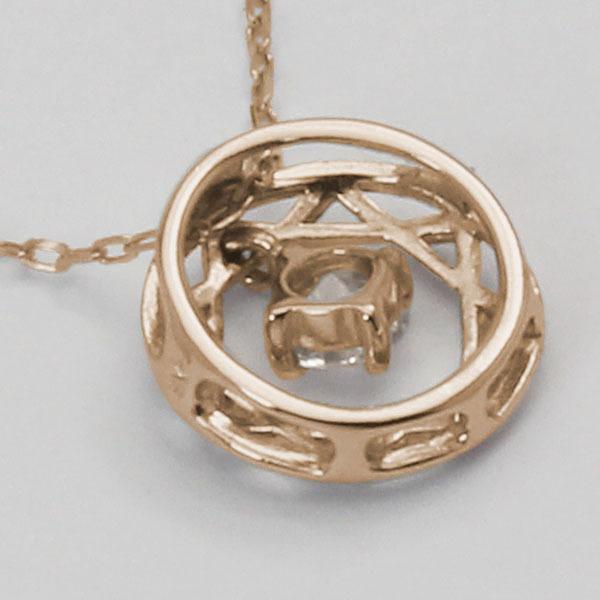 ダイヤモンドネックレス ダイヤモンド ネックレス ダイヤ ダイヤネックレス k18 18k 18金 ピンクゴールド メンズ 送料無料 4月誕生石 プレゼント 自分買い puの画像
