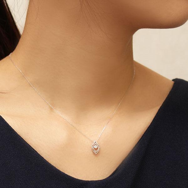 ダイヤモンドネックレス ダイヤモンド ネックレス ダイヤ ダイヤネックレス k18 18k 18金 ホワイトゴールド メンズ 送料無料 4月誕生石 プレゼント puの画像