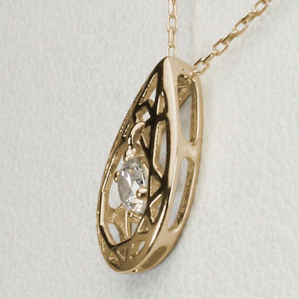 ダイヤモンドネックレス ダイヤモンド ネックレス ダイヤ ダイヤネックレス k18 18k 18金 イエローゴールド メンズ 送料無料 4月誕生石 プレゼント puの画像