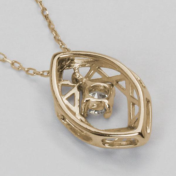 ダイヤモンドネックレス ダイヤモンド ネックレス ダイヤ ダイヤネックレス k18 18k 18金 イエローゴールド メンズ 送料無料 4月誕生石 プレゼント puの画像
