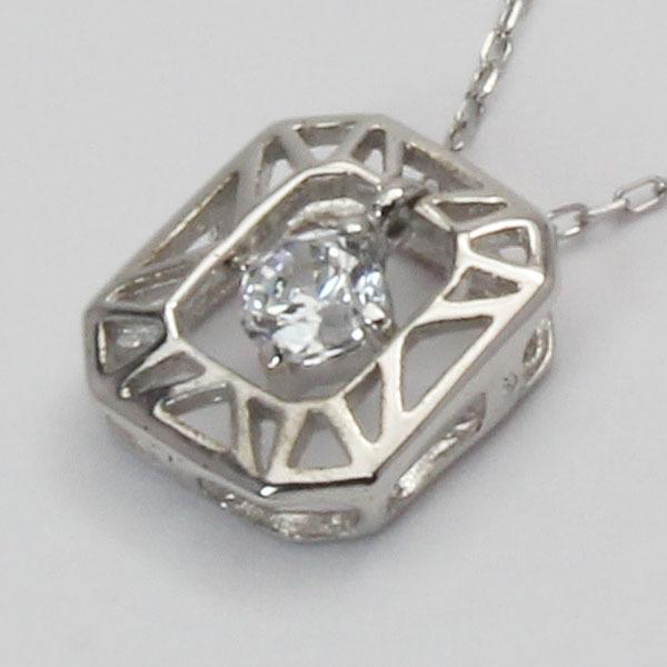 ダイヤモンドネックレス ダイヤモンド ネックレス ダイヤ ダイヤネックレス k18 18k 18金 ホワイトゴールド メンズ 送料無料 4月誕生石 プレゼント puの画像