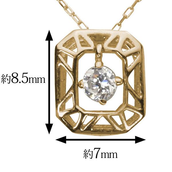 ダイヤモンドネックレス ダイヤモンド ネックレス ダイヤ ダイヤネックレス k18 18k 18金 イエローゴールド メンズ 送料無料 4月誕生石 プレゼント puの画像
