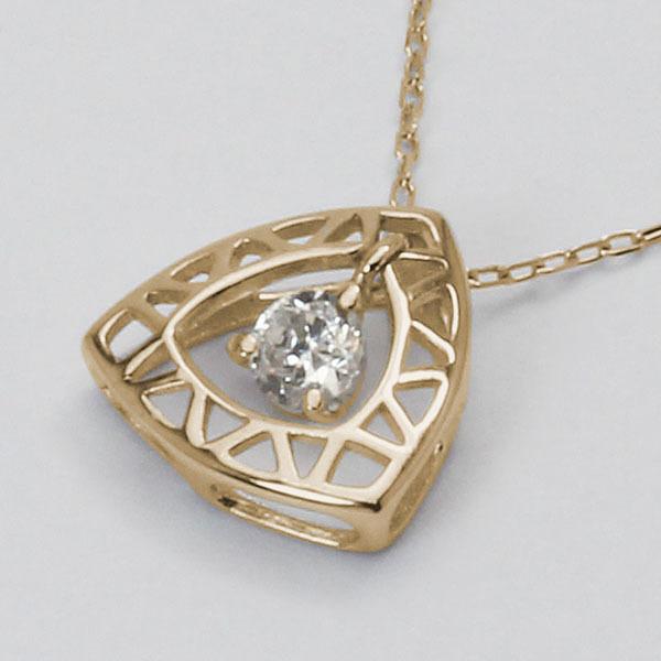 ダイヤモンドネックレス ダイヤモンド ネックレス ダイヤ ダイヤネックレス k18 18k 18金 イエローゴールド メンズ 送料無料 4月誕生石 プレゼント puの画像