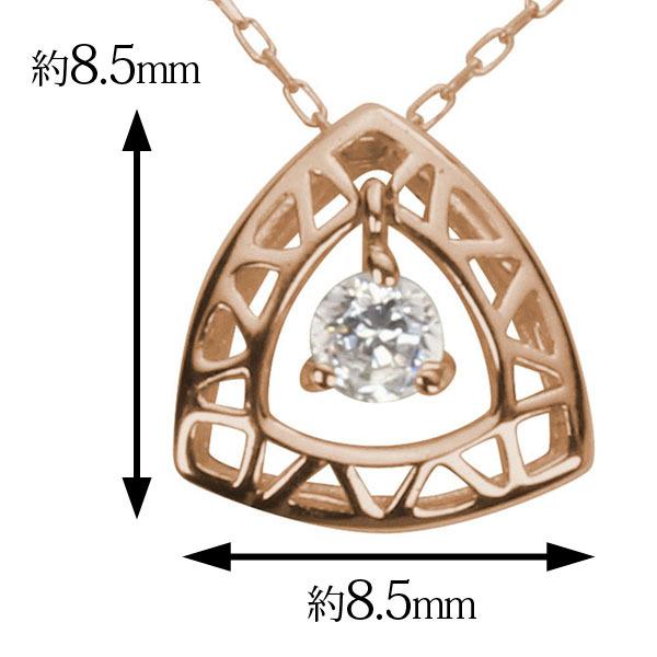 ダイヤモンドネックレス ダイヤモンド ネックレス ダイヤ ダイヤネックレス k18 18k 18金 ピンクゴールド メンズ 送料無料 4月誕生石 プレゼント 自分買い puの画像