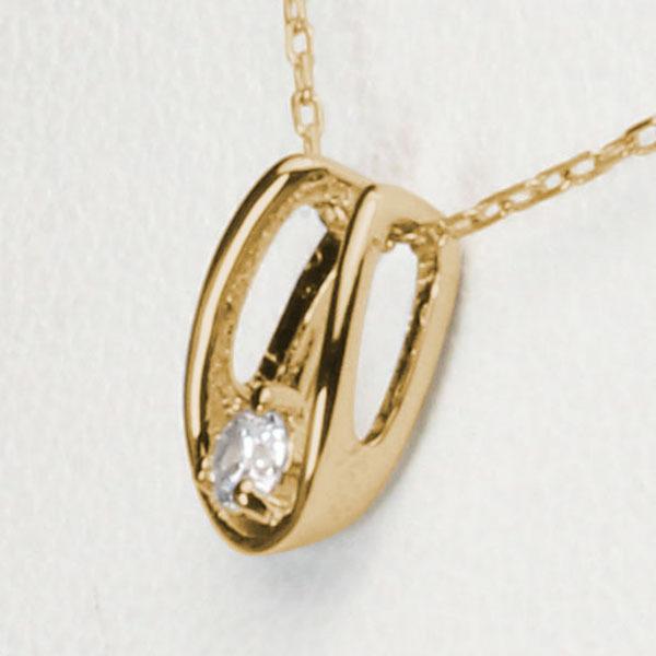 ダイヤモンド ホースシュー 馬蹄 ネックレス ホースシューネックレス