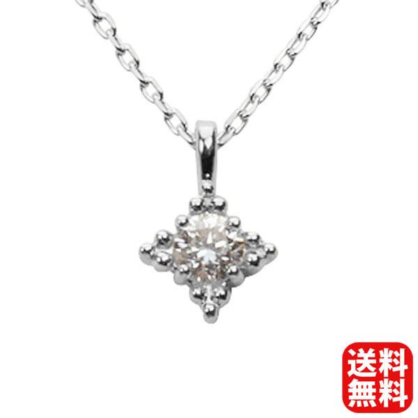ネックレス ダイヤモンド ホワイトゴールド k10 10k 10金 プチネックレス ダイヤ ペンダント メンズ 送料無料 ラッピング無料 プレゼント ギフト 自分買い