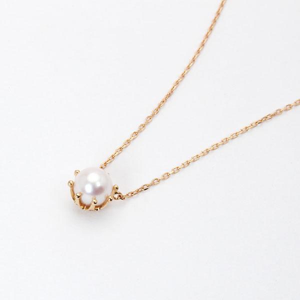 ネックレス パールネックレス パール 真珠ネックレス 真珠 k10 10k 10金 ピンクゴールド メンズ 送料無料 プレゼント ギフト ご褒美 自分買い puの画像