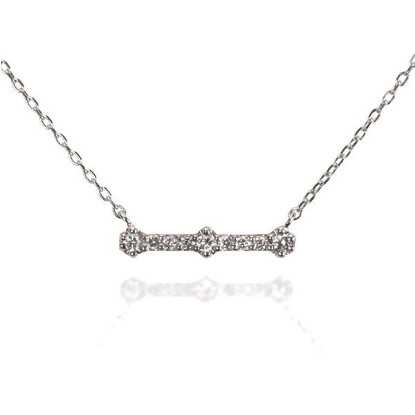 ネックレス ダイヤモンド ダイヤネックレス ダイヤモンドネックレス k18 18k 18金 ホワイトゴールド メンズ 送料無料 プレゼント ギフト ご褒美 自分買い puの画像