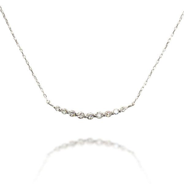 ネックレス ダイヤモンド ダイヤネックレス ペンダントトップ k18 18k 18金 ホワイトゴールド 4月誕生石 メンズ 送料無料 プレゼント ギフト 自分買い puの画像