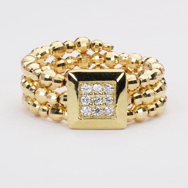 ダイヤモンド リング 形状記憶 ダイヤリング メンズ フリーサイズ k18