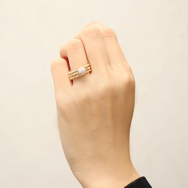 ダイヤモンド リング 形状記憶 ダイヤリング メンズ フリーサイズ