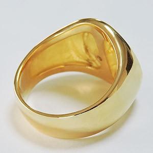 メンズリング ダイヤモンドリング 太陽モチーフ 指輪 印台リング 太陽