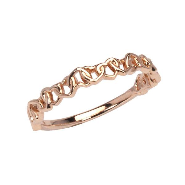 リング ハートリング ハート 指輪 k10 10k 10金 ピンクゴールド メンズ